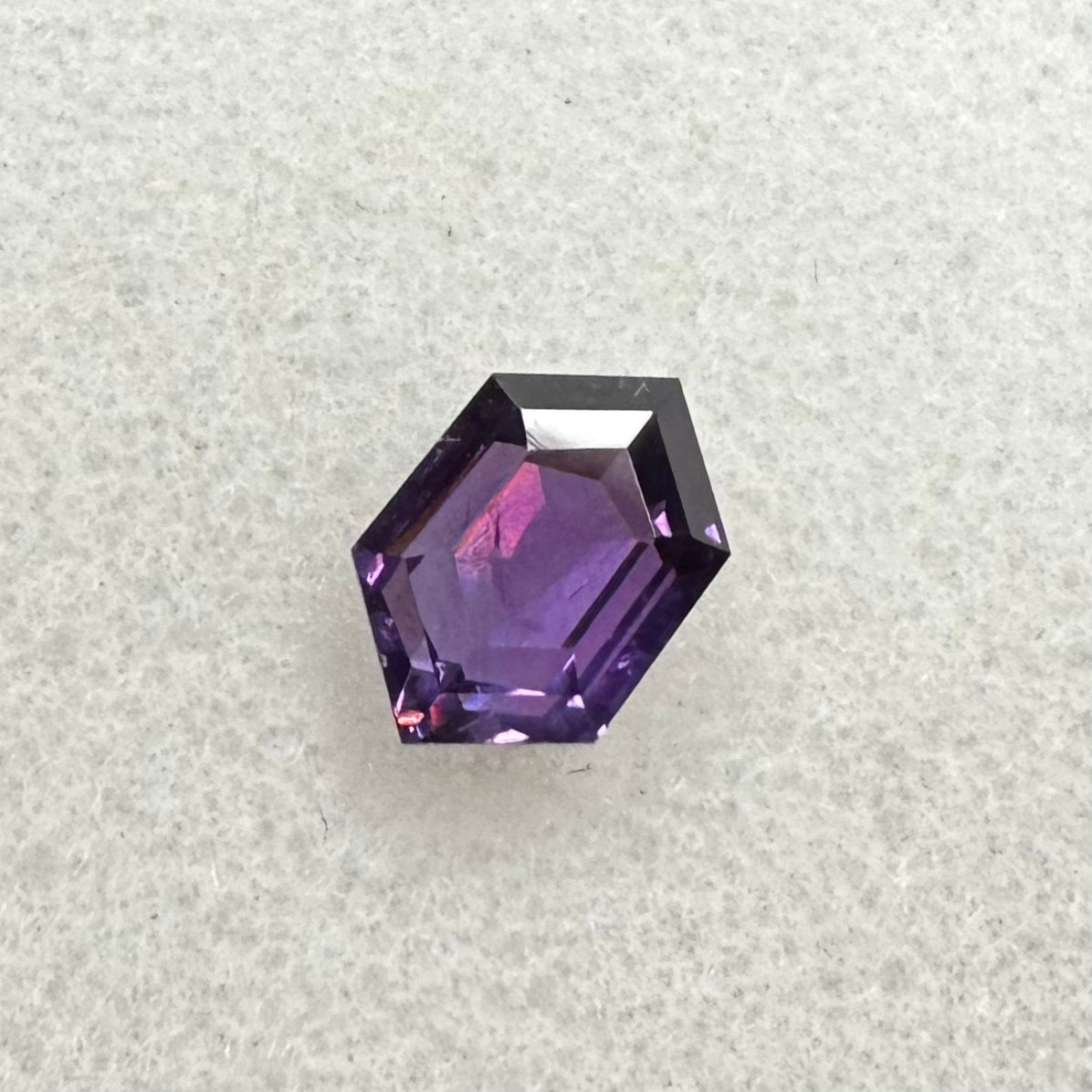Purple Portrait Cut Sapphire 1.04ct