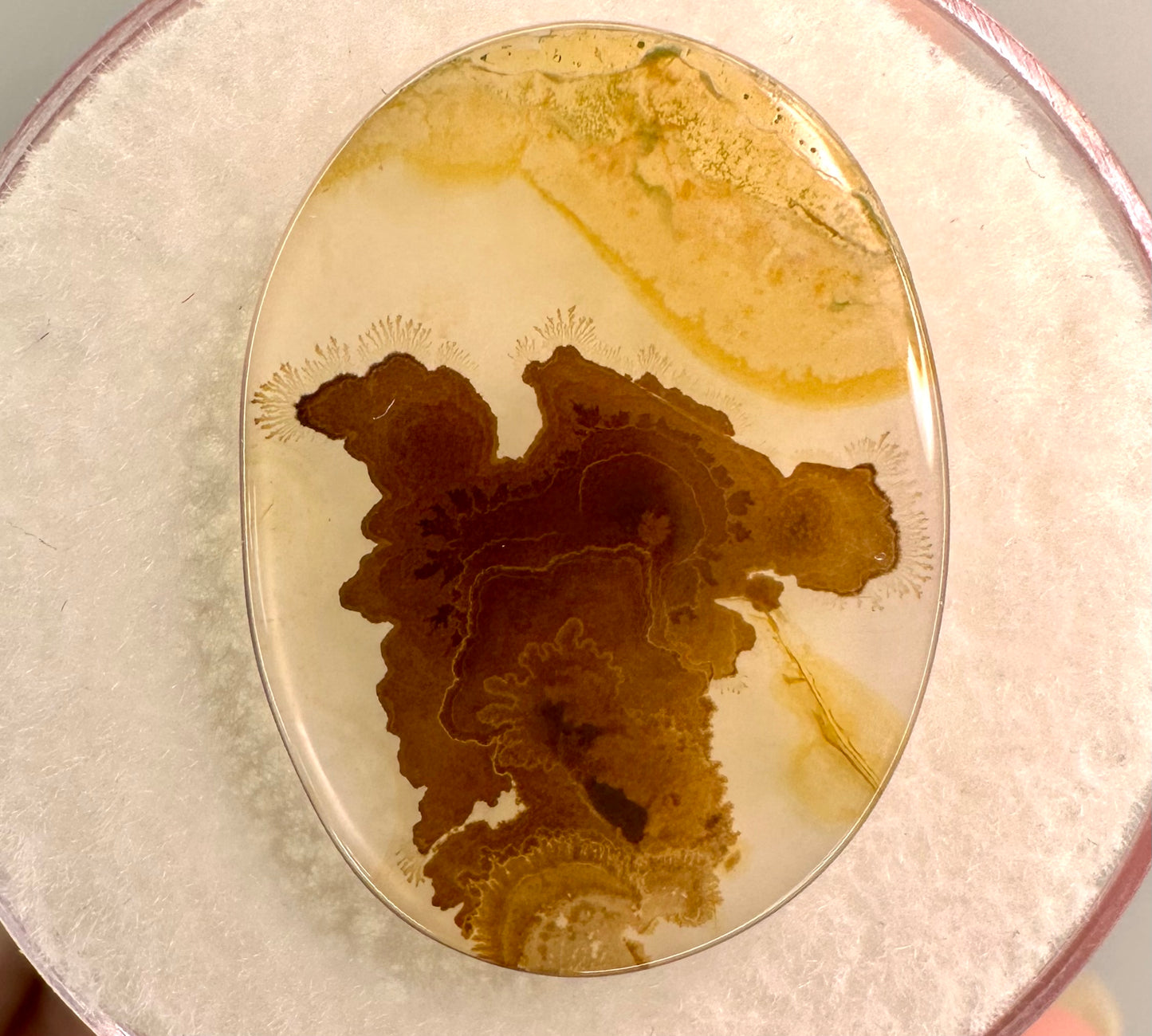 Agate with Geothite and Hematite inclusions