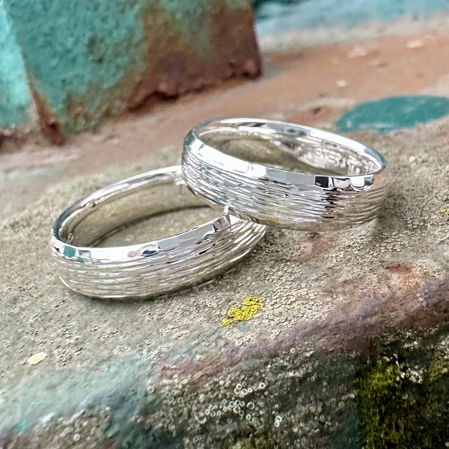 Travis and Travis' Wedding Bands