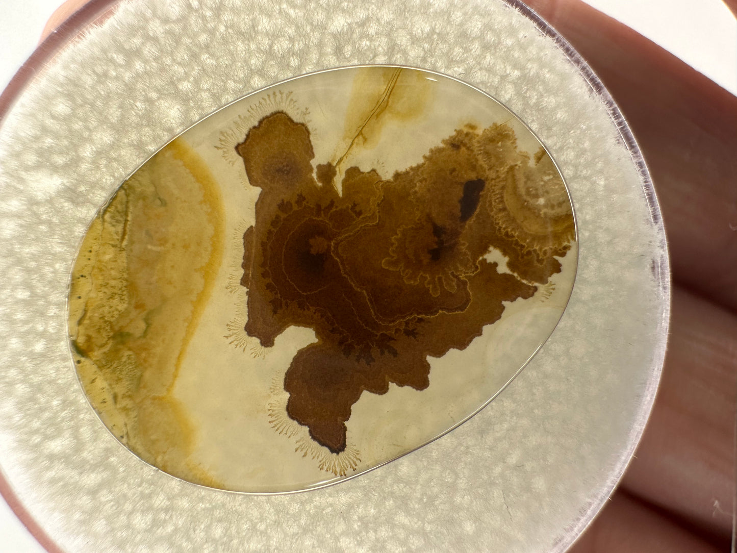 Agate with Geothite and Hematite inclusions