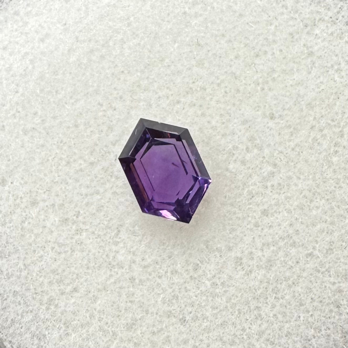 Purple Portrait Cut Sapphire 1.04ct