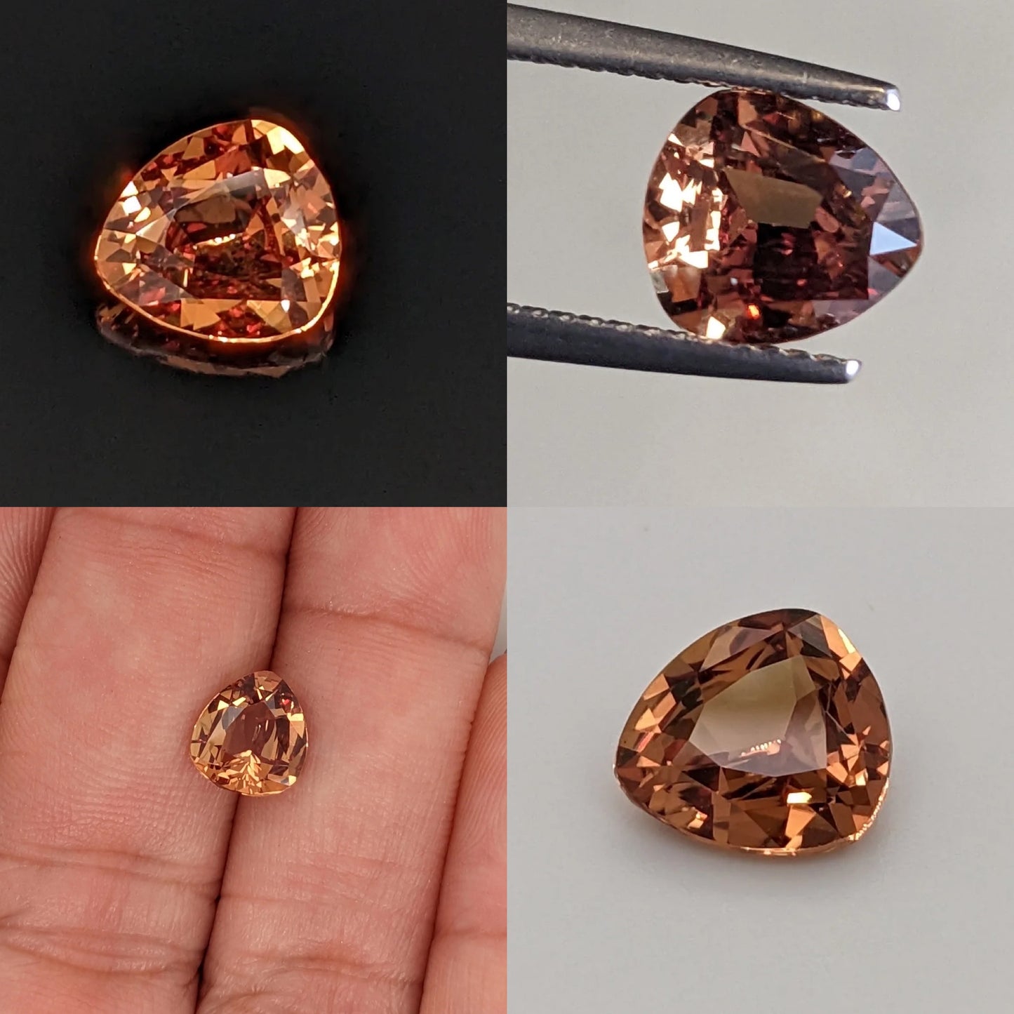 Cinnamon “Prillion” Shaped Sapphire 2.07ct