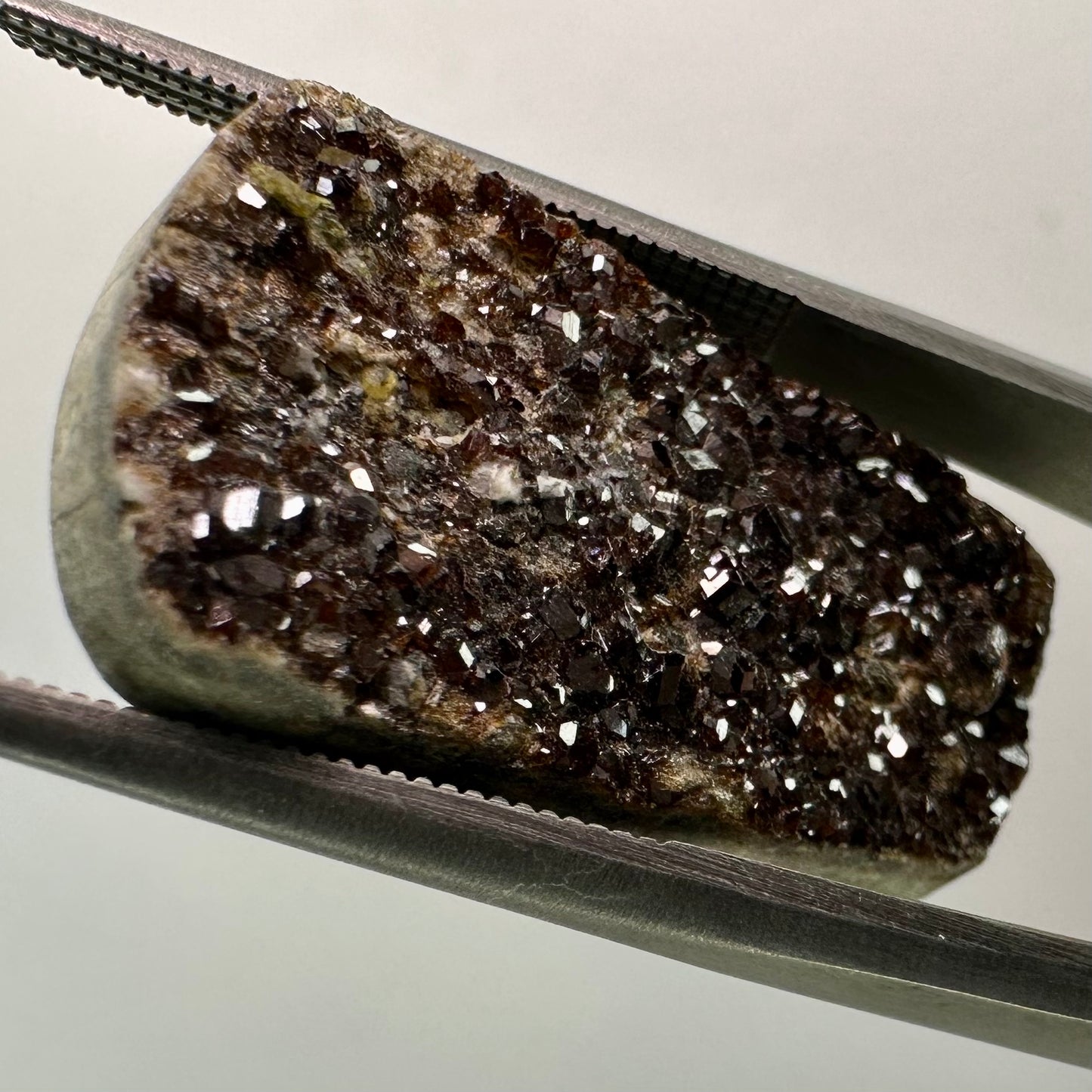 Melanite Garnet Drusy Gemstone