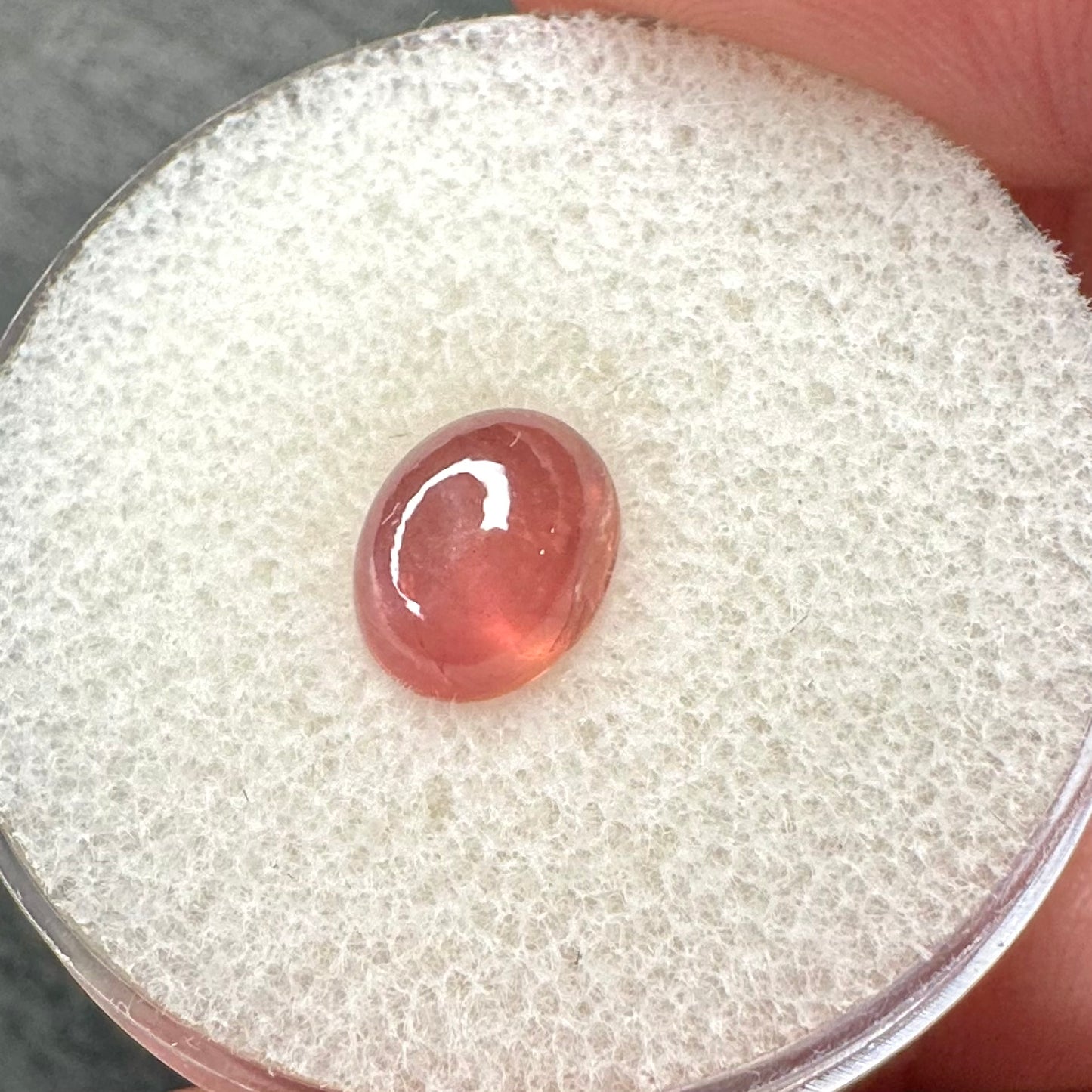Rose Colored Sapphire Cabochon 3.26ct