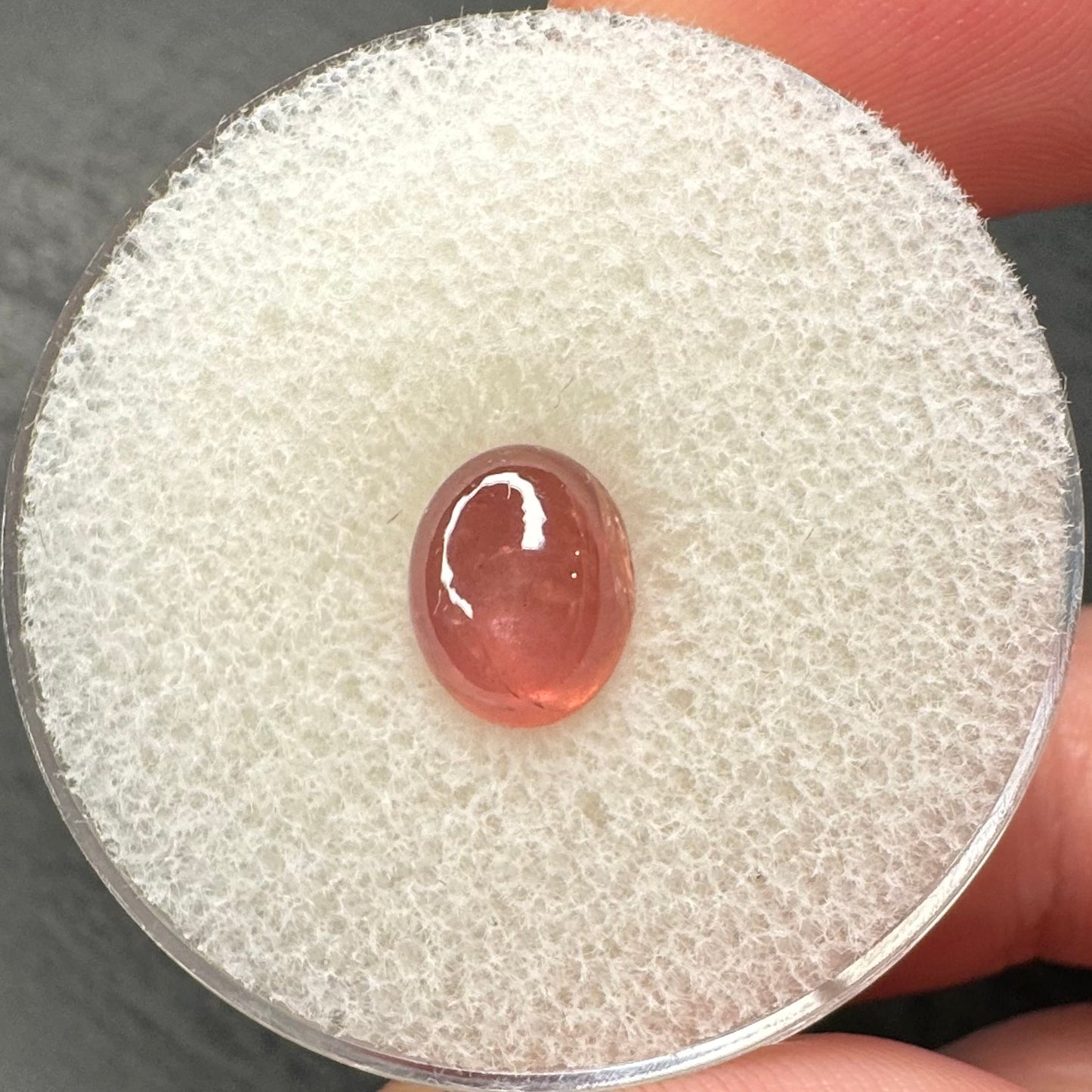 Rose Colored Sapphire Cabochon 3.26ct