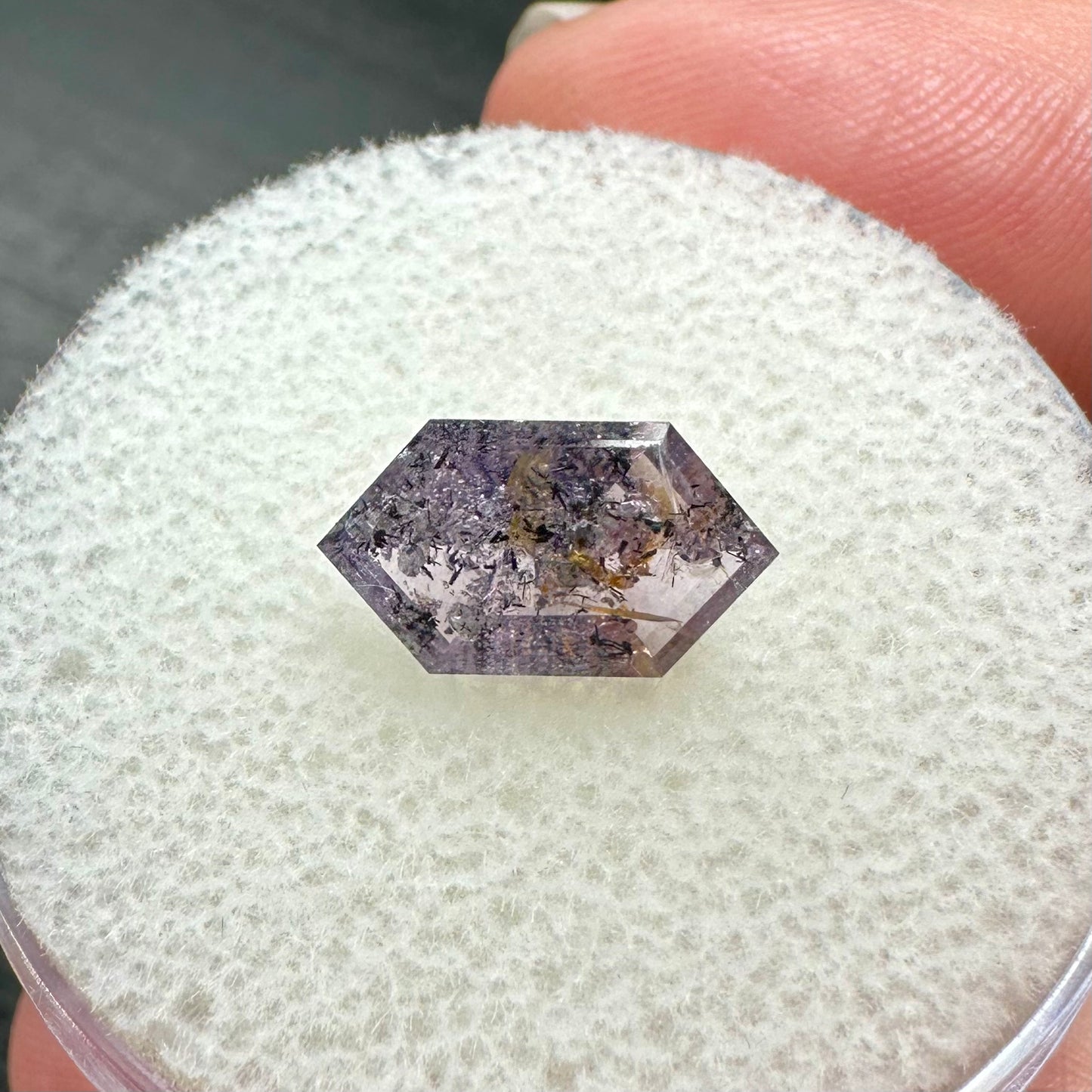 Salt & Pepper Purple Sapphire 2.22ct