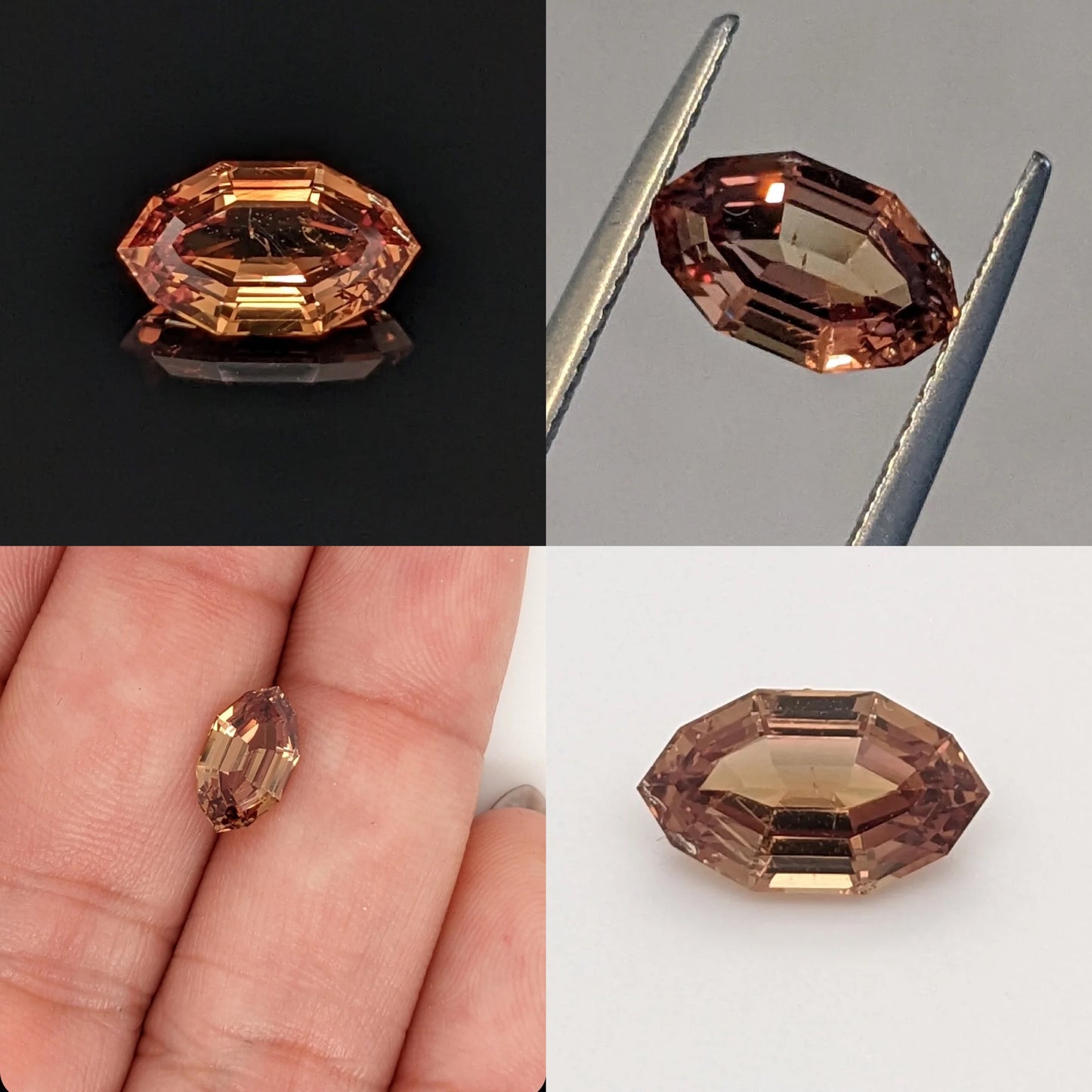 Marquise Orange Sapphire 1.90 ct