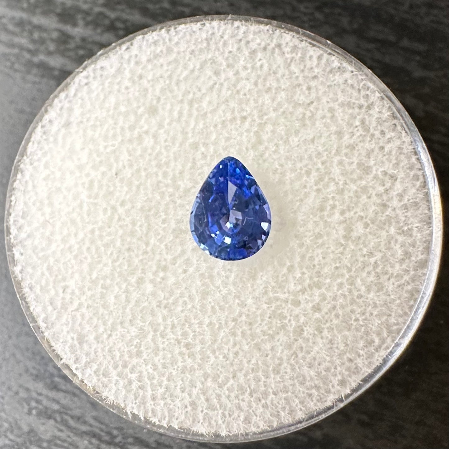 Pear Shaped Blue Sapphire 1.57ct