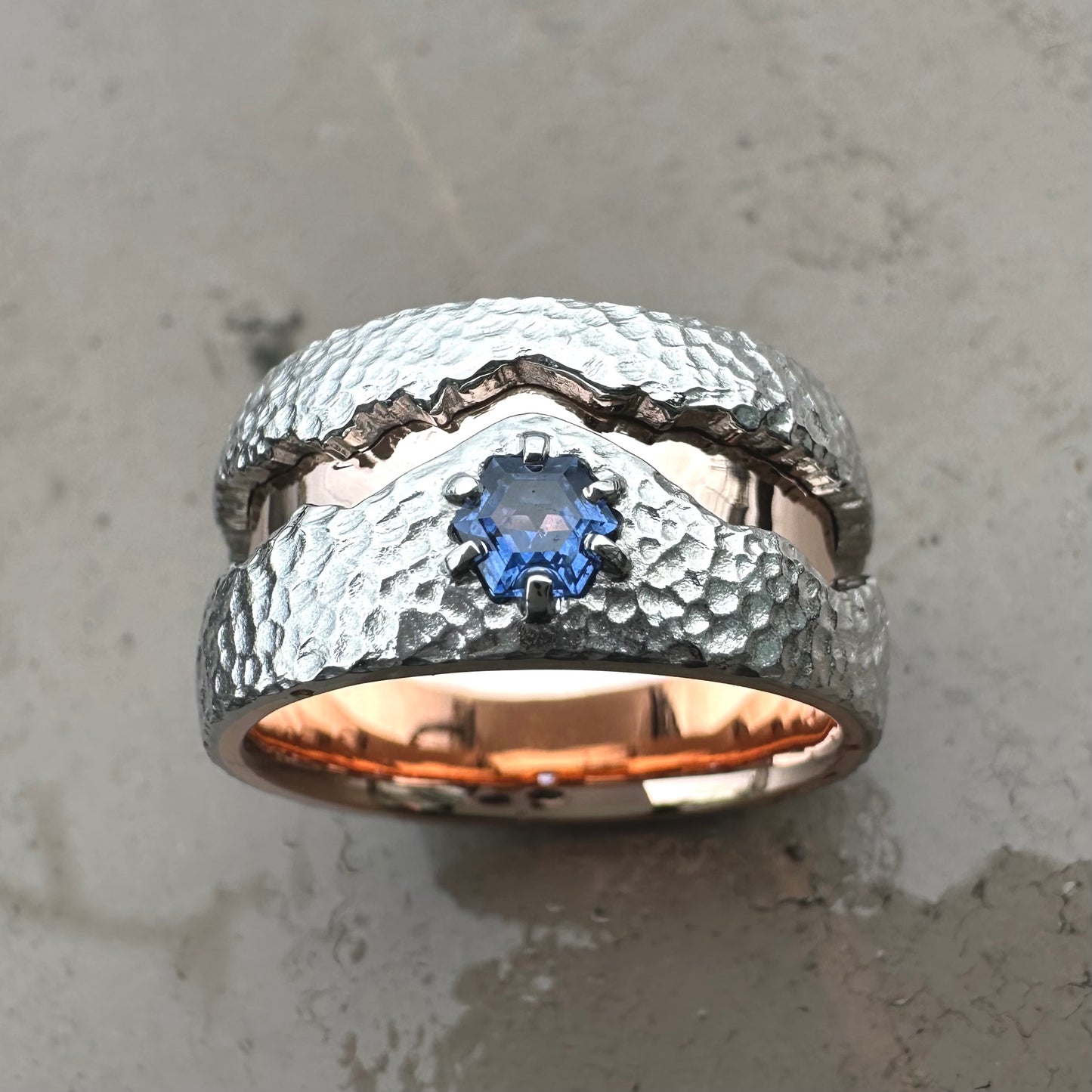 Noah and Emma's Many-Themed Wedding Ring