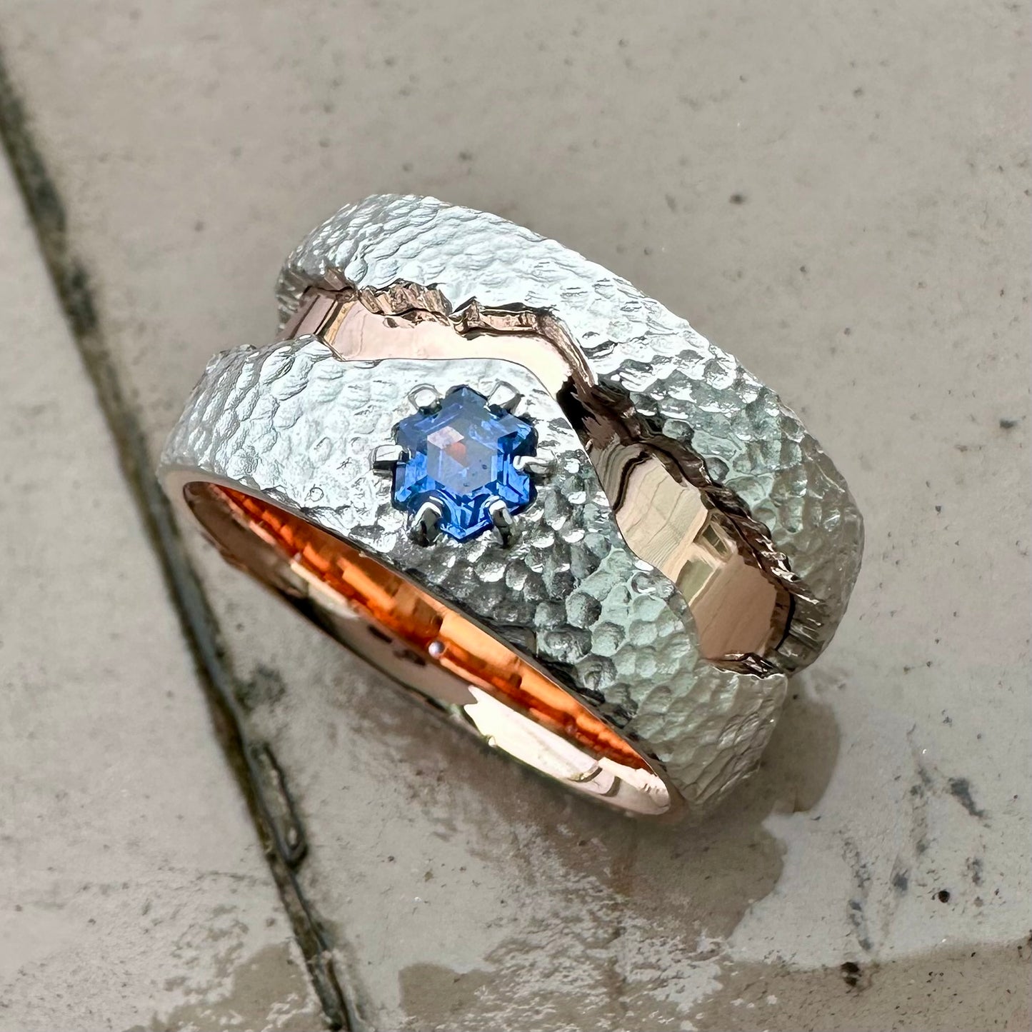 Noah and Emma's Many-Themed Wedding Ring