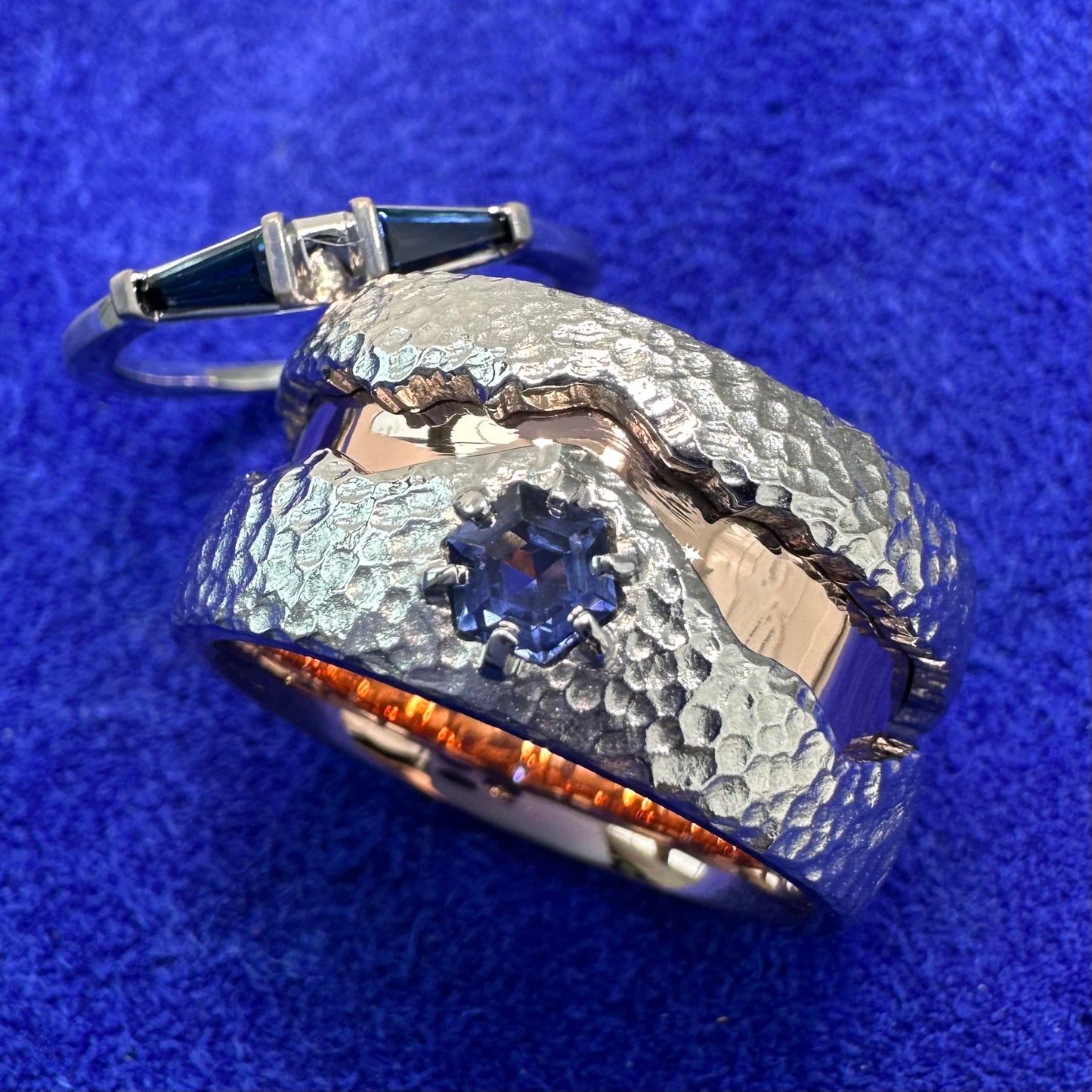 Noah and Emma's Many-Themed Wedding Ring