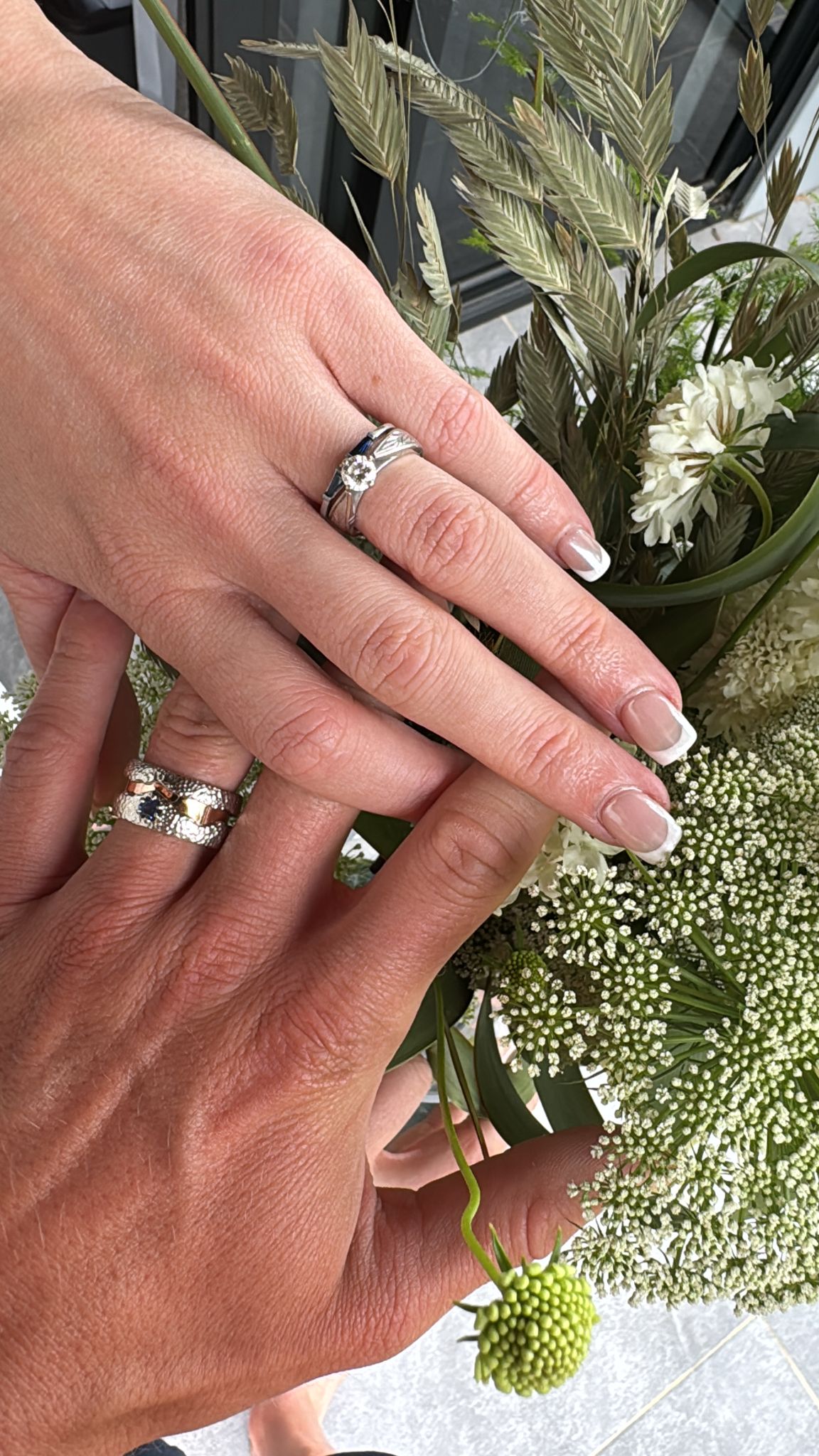 Noah and Emma's Many-Themed Wedding Ring