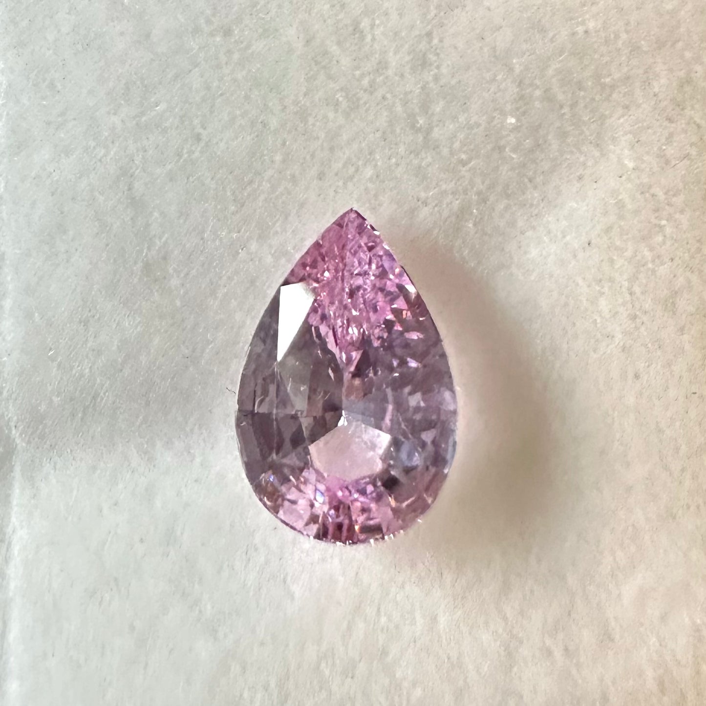 Pear shaped Pink Sapphire 1.63ct