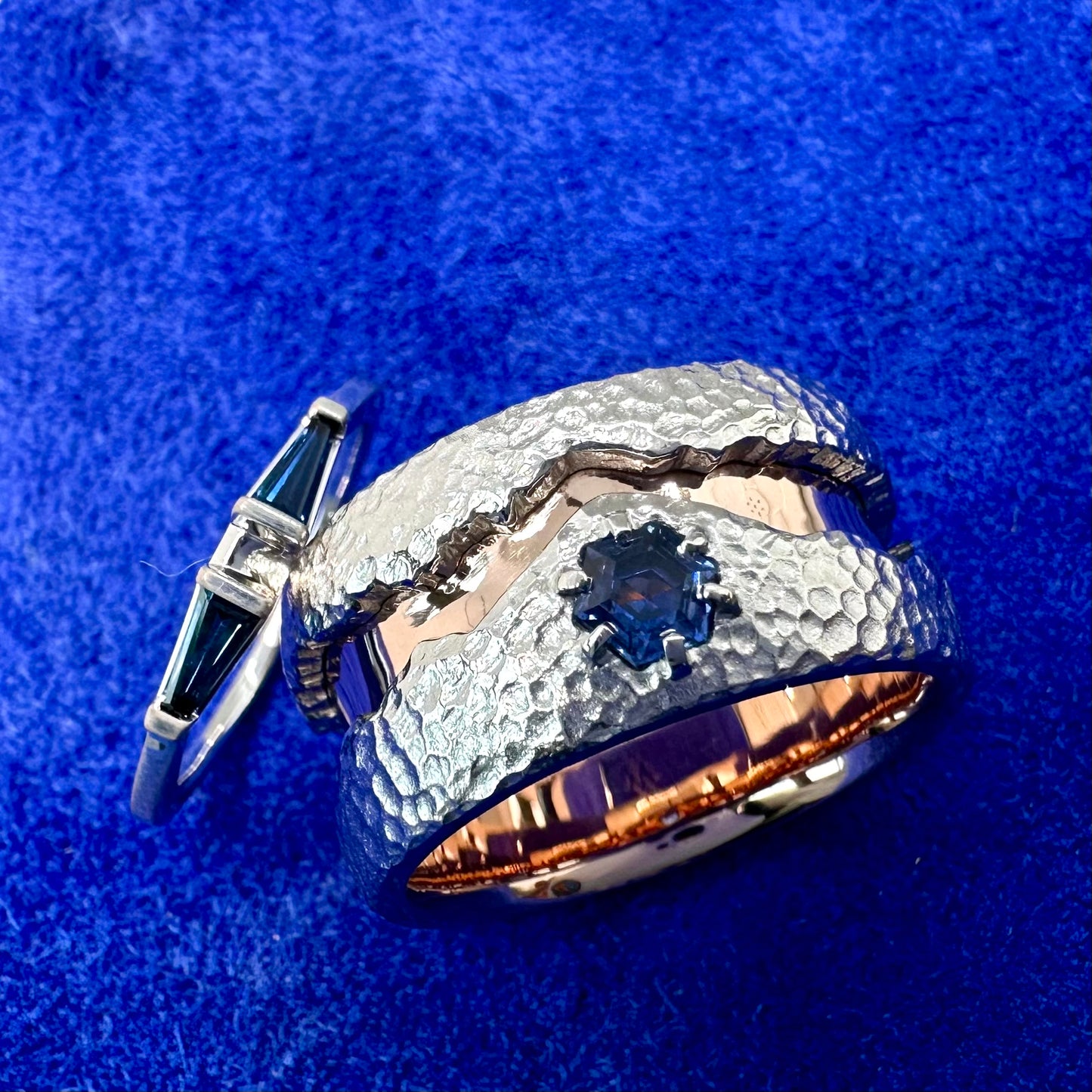 Noah and Emma's Many-Themed Wedding Ring