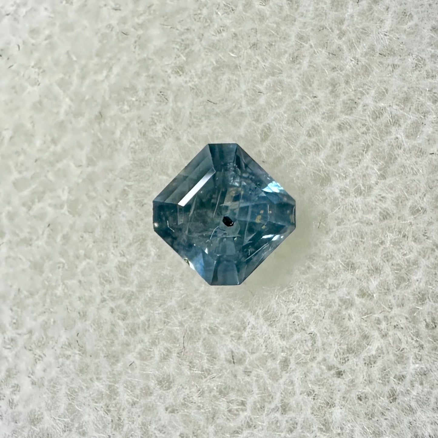 Radiant cut Montana blue/green Sapphire .92ct