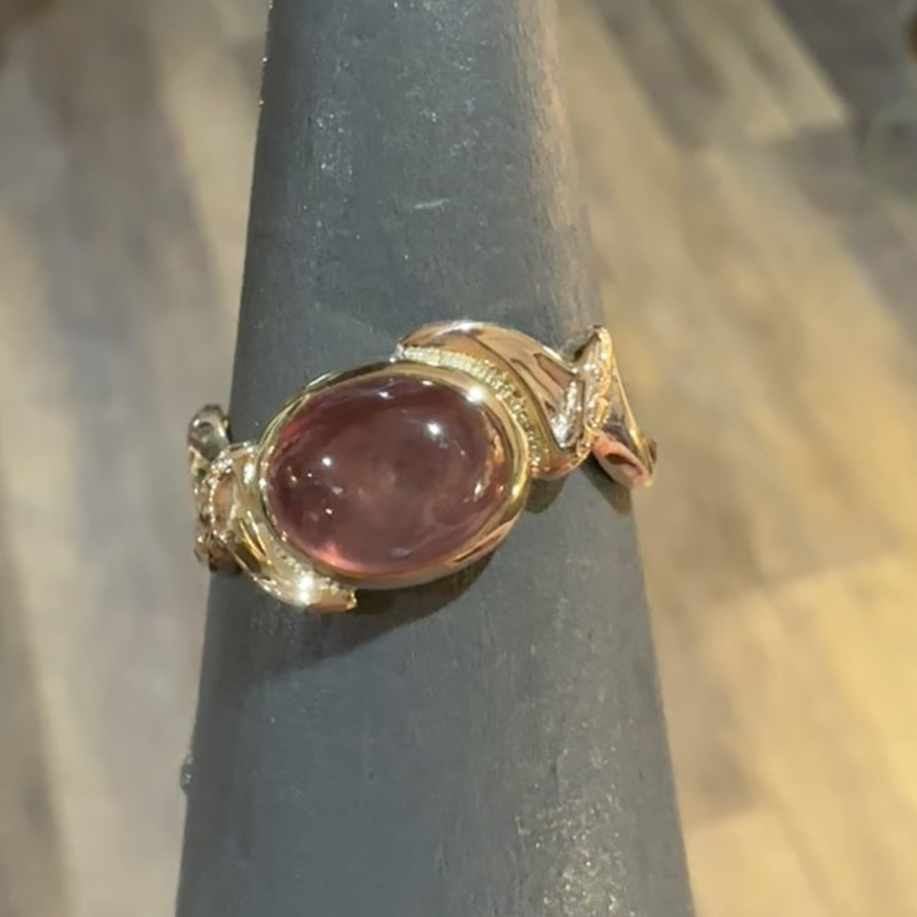 Antique rose sale gold band