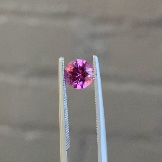 Hot Pink Diamond Cut Sapphire 1.03ct